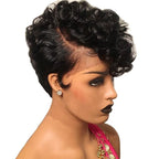 13x4 Short Curly Pixie Cut HD Lace Front Wig