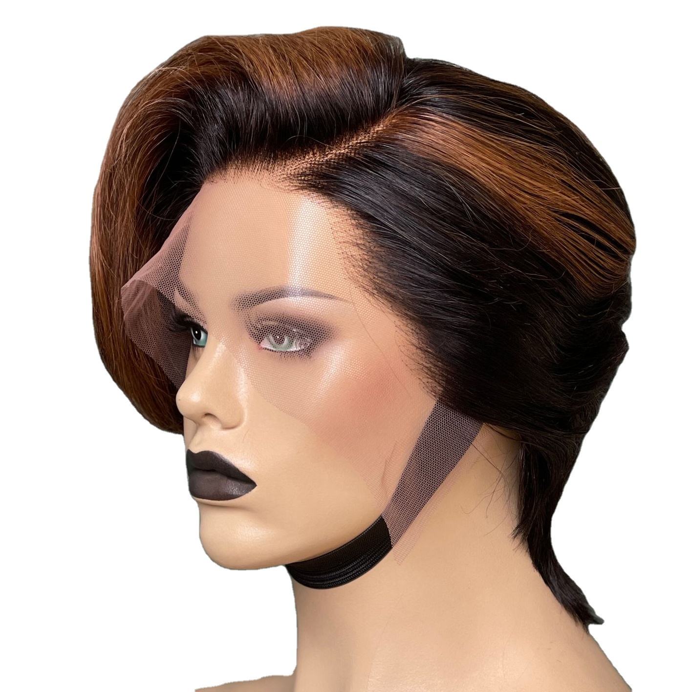 13x4 Straight Hair Pixie Cut HD Lace Front Wig