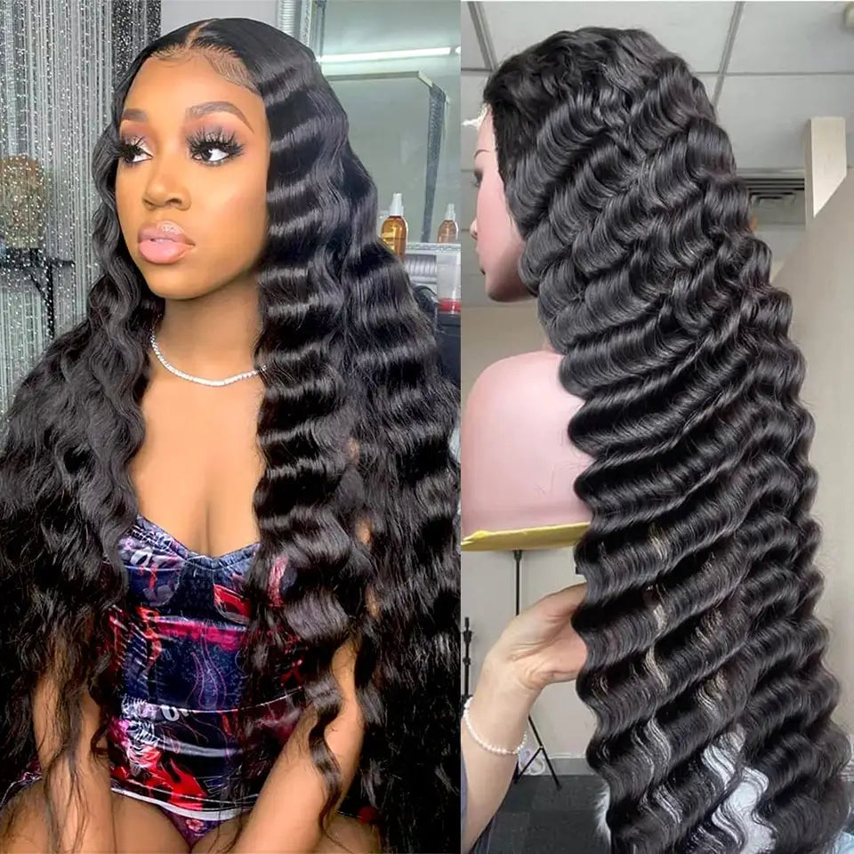 13x4 Deep Wave Lace Front Wig